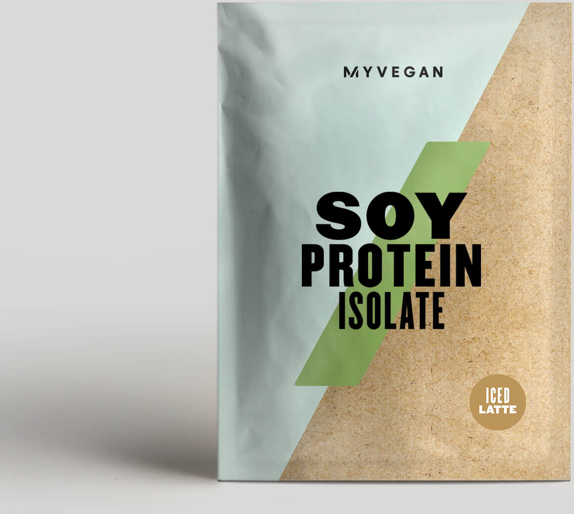 Myvegan Aislado de Proteína de Soja (Muestra) - 30g - Café con Leche con Hielo