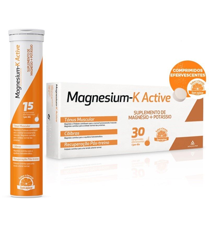Angelini pharma Complemento alimenticio activo de magnesio-k 30&nbsp;pastillas