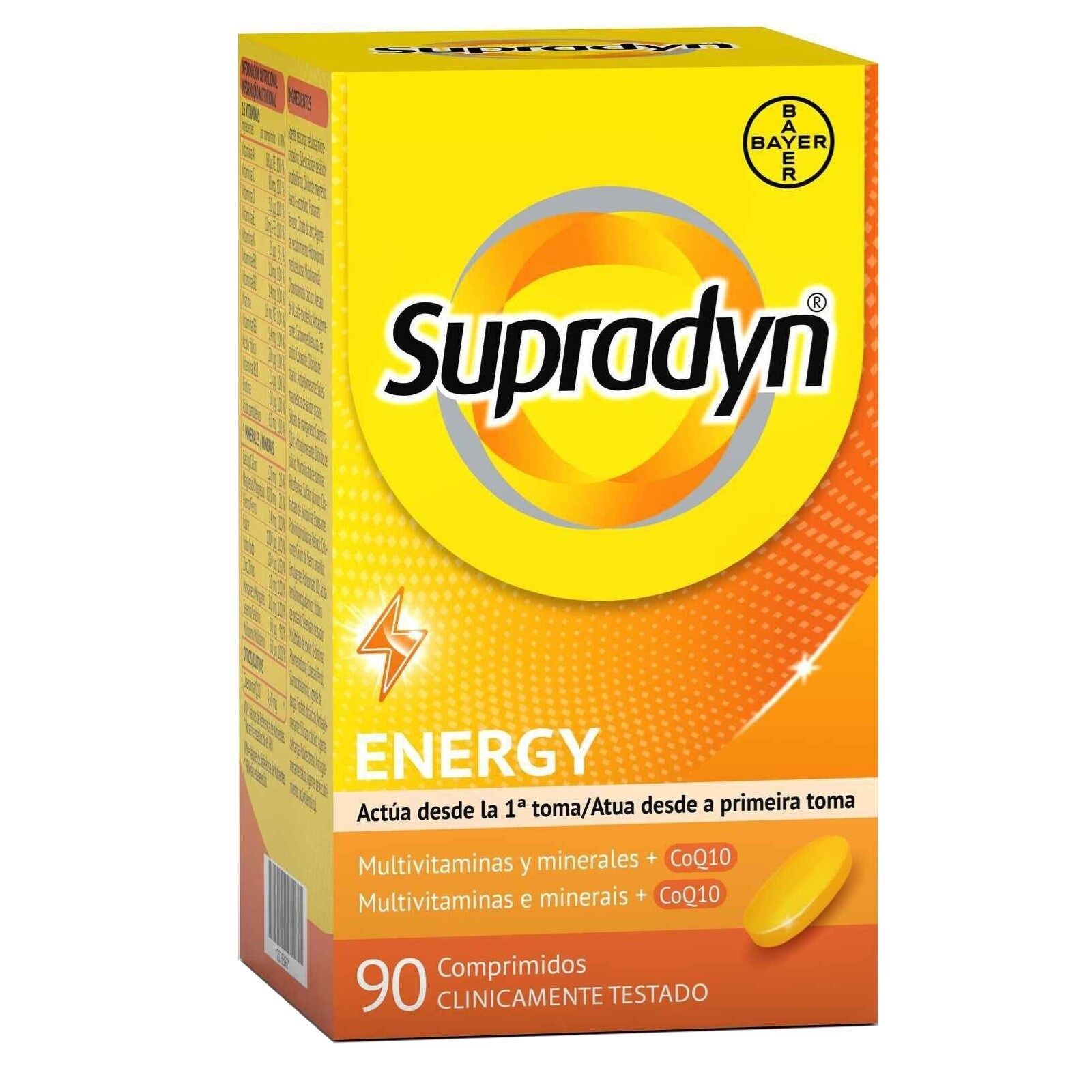 Supradyn Suplemento alimenticio energético 90&nbsp;un.