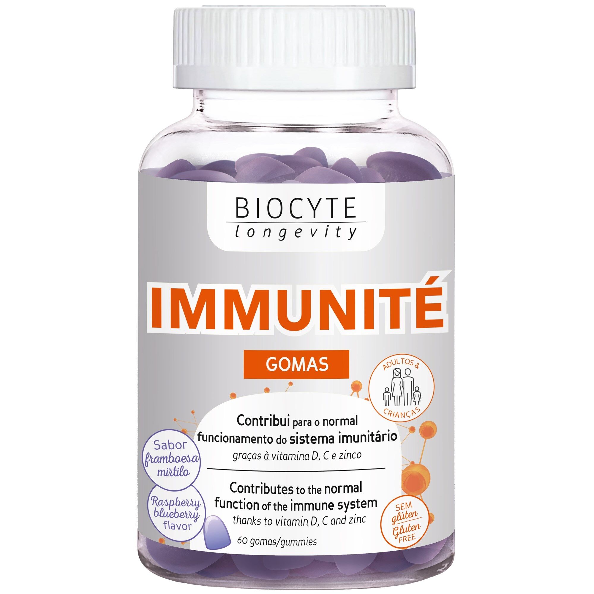 Biocyte Gominolas Immunité 60&nbsp;un.