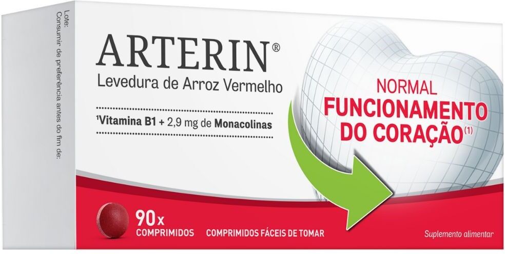 Arterin 2,9mg Levadura roja de arroz 90&nbsp;pastillas