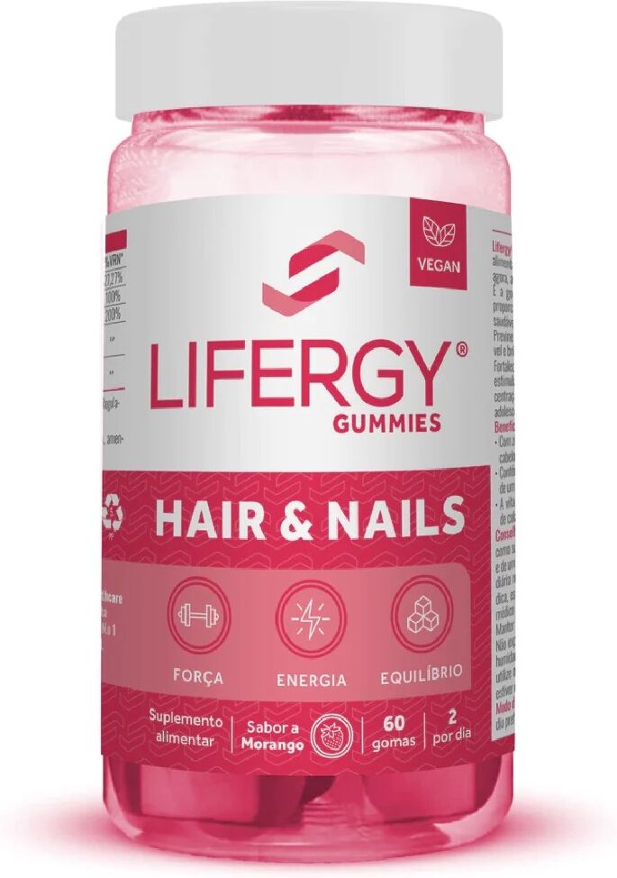 Lifergy Gominolas Cabello y Uñas 60&nbsp;gominolas Strawberry