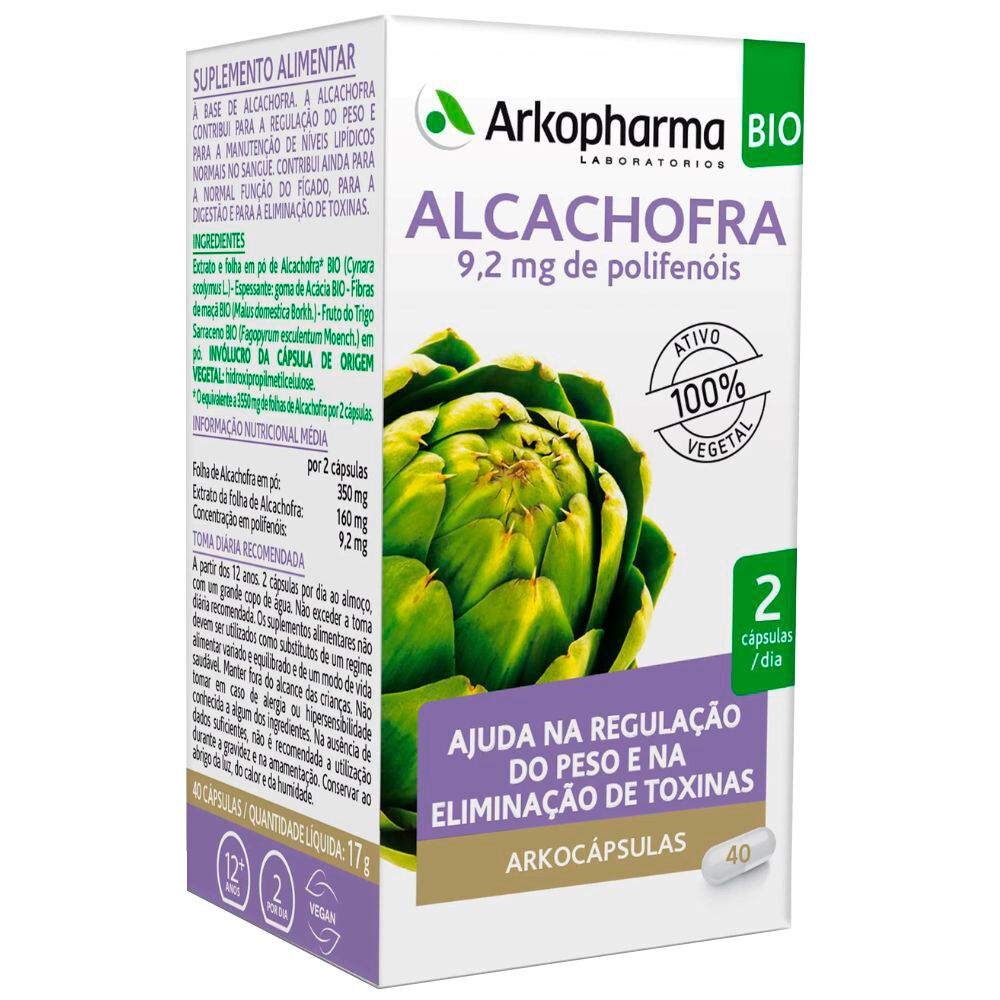 Arkopharma Arkocápsulas Alcachofa Bio Complemento alimenticio 40&nbsp;caps.