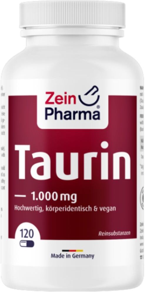 ZeinPharma Taurina 1000 Mg 100% vegana 120&nbsp;caps.