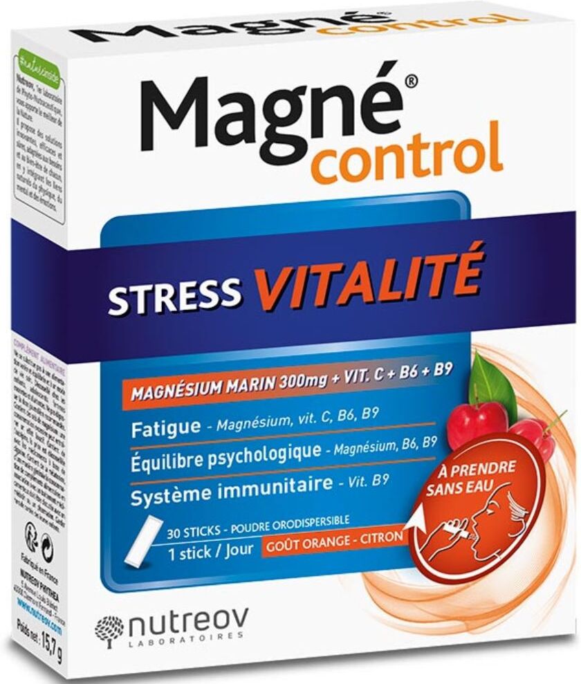 Nutreov Magne Controle el estrés Vitalidad - Naranja 30&nbsp;un. Orange