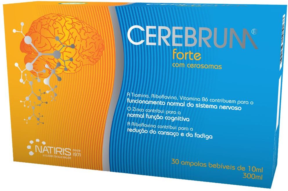 Cerebrum Forte con Cerosomas Ampollas Complemento alimenticio 30&nbsp;un.