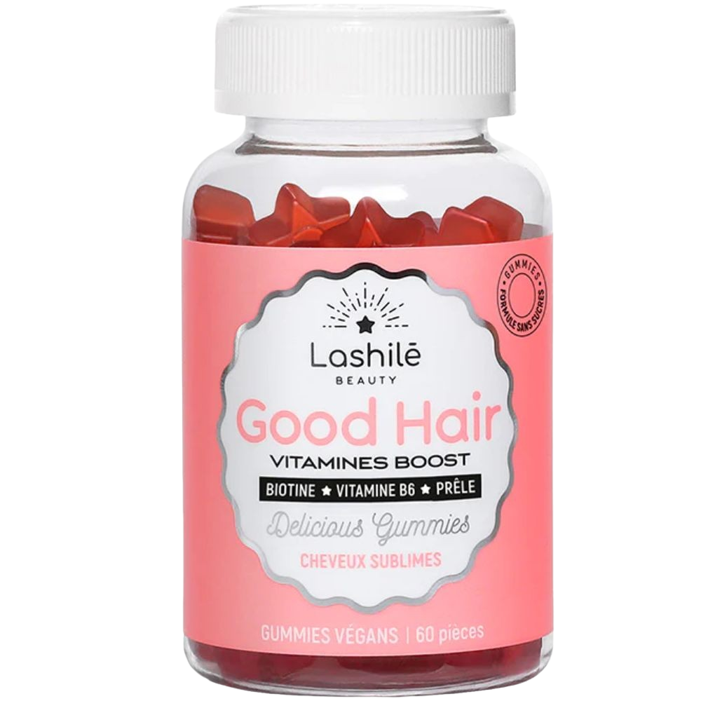 Lashilé Beauty Buen crecimiento y fortificación del cabello 60&nbsp;gominolas Tutti-Frutti