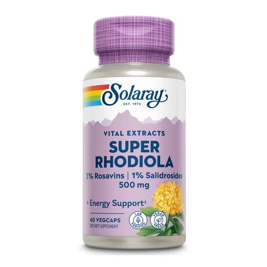 SOLARAY Rhodiola Extracto de Raíz 60caps