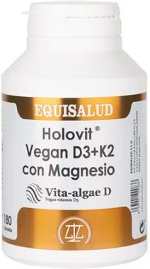 Equisalud Holovit Vegan D3+K2 con Magnesio 180caps