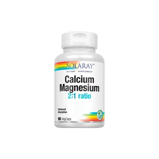 SOLARAY Calcium and Magnesium 90cáps