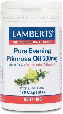 Lamberts Aceite De Primula Puro 500mg 180caps