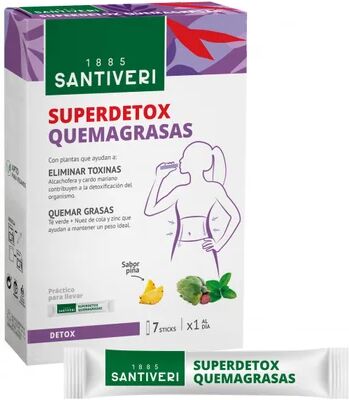 Santiveri SuperDetox Quemagrasas 7 Sticks