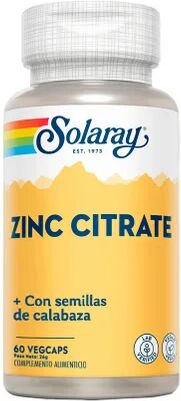 SOLARAY Zinc Citrato 50mg 60caps