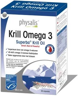 PHYSALIS Krill Omega 3 30caps