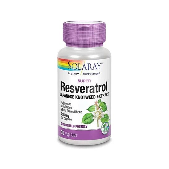 SOLARAY Super Resveratrol 250mg 30cáps