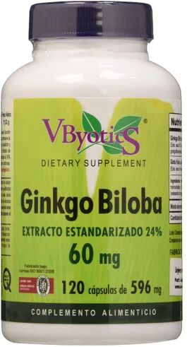 Vbyotics Ginkgo Biloba 60mg 120caps