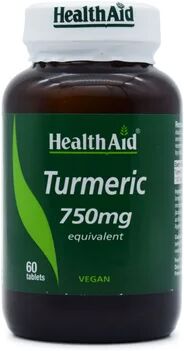 HealthAid Curcuma Raiz Tumeric 60 Comp Health Aid