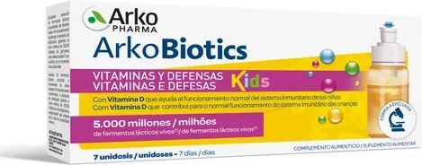 Arkopharma Arkobiotics Vitaminas y Defensas Kids 7unidosis