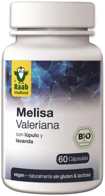 Raab Vitalfood Melisa Valeriana Lúpulo 60caps