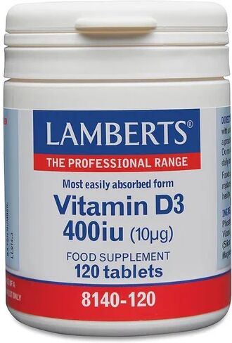 Lamberts Vit D3 400 Iu 120 Comp