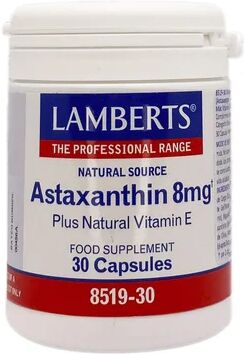 Lamberts Astaxantina 8mg con Vitamina E 30caps