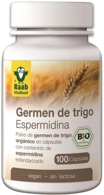 Raab Vitalfood Espermidina Germen de Trigo 600mg 100caps