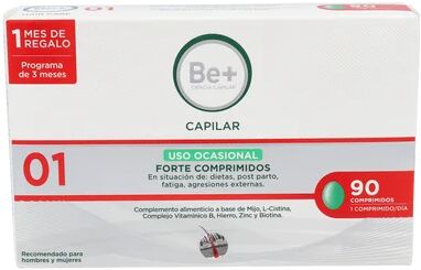 Be+ Capilar Uso Ocasional Forte Comprimidos 90comp