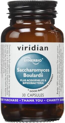 VIRIDIAN Saccharomyces Boulardii 30 cápsulas