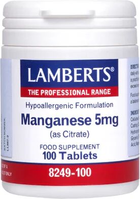 Lamberts Manganeso 5mg 100tabs