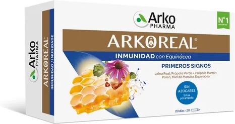 Arkopharma Arkoreal Inmunidad Equinácea Sin Azúcar 20 ampollas