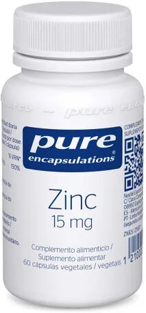 Pure Zinc 15mg 60vcaps