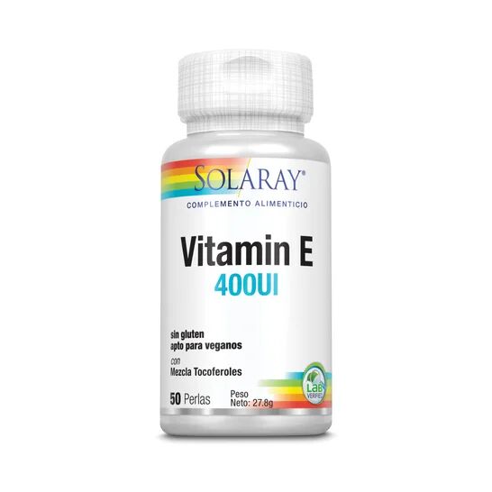 SOLARAY Vitamina E 400IU 50 Perlas