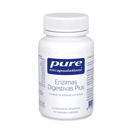 Pure Enzimas Digestivas Plus 90vcaps