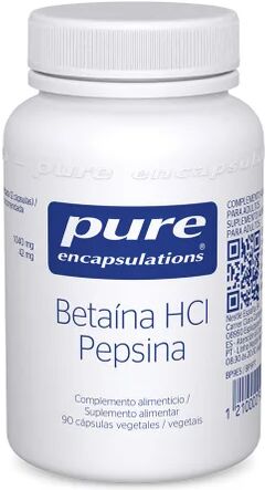 Pure Betaína HCl Pepsina 90vcaps