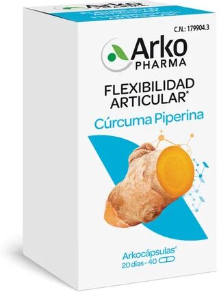 Arkopharma Arkocápsulas Cúrcuma Piperina 40caps