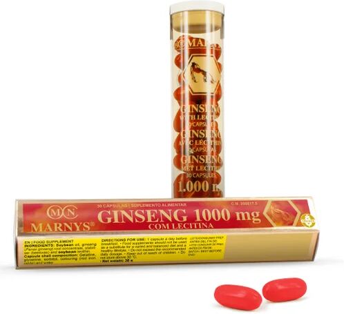 Marnys Ginseng con Lecitina 1000mg 30caps