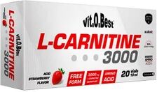 VitoBest L-Carnitine 3000 Fresa Ácida 10ml x 20 Viales