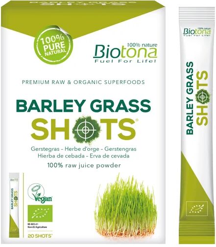 Biotona Barley Grass Raw Shots Bio 20x2,2g