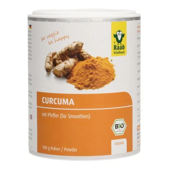 Raab Vitalfood Cúrcuma con Pimienta Polvo Bio 100g