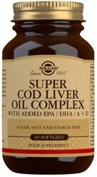 Solgar Super Cod Liver Oil Complex 60 perlas