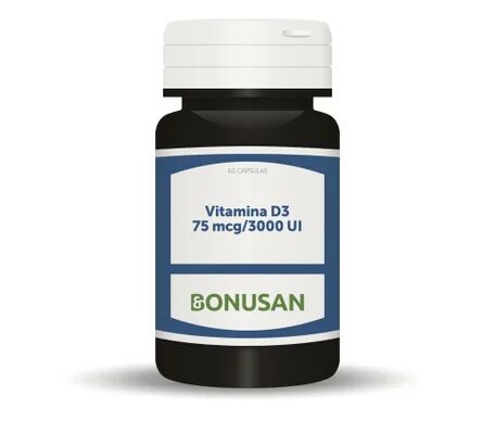 Bonusan Vitamina D3 75mcg 60caps