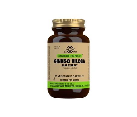 Solgar Ginkgo Biloba Extracto de Hoja 60vcaps