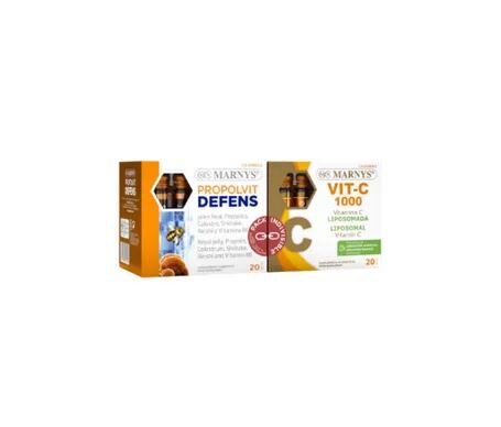 Marnys Pack Propolvit Defens 20x10ml + Vit-C 1000 20x10ml