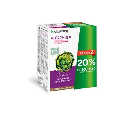 Arkopharma Arkofluido Alcachofa Mix Detox BIO 2x280ml