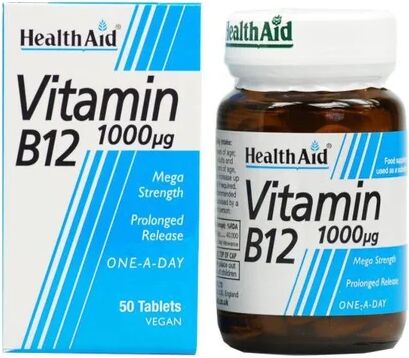 HealthAid Vitamina B12 1 000 Ui 50comp