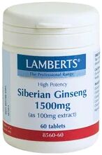 Lamberts Ginseng Siberiano 1500mg 60 Comp