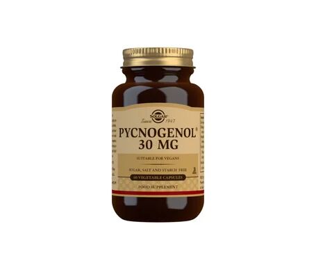 Solgar Pycnogenol 30mg Extracto de Corteza de Pino 60vcaps