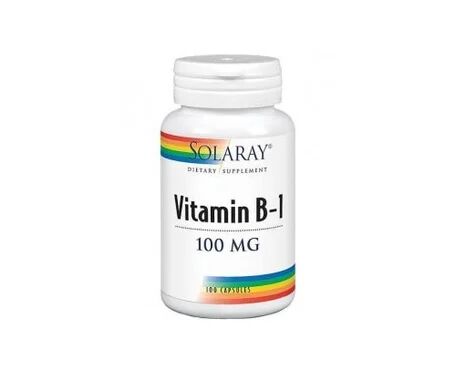 SOLARAY Vitamina B1 100mg 100caps