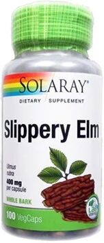 SOLARAY Slippery Elm Bark Ulmus Rubra 400mg 100caps