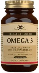 Solgar Omega-3 Triple Concentración 100 perlas